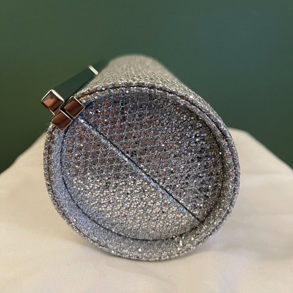 ***SOLD *** Jimmy Choo Silver Clutch In mint condition! Never used - Picture 4 of 8